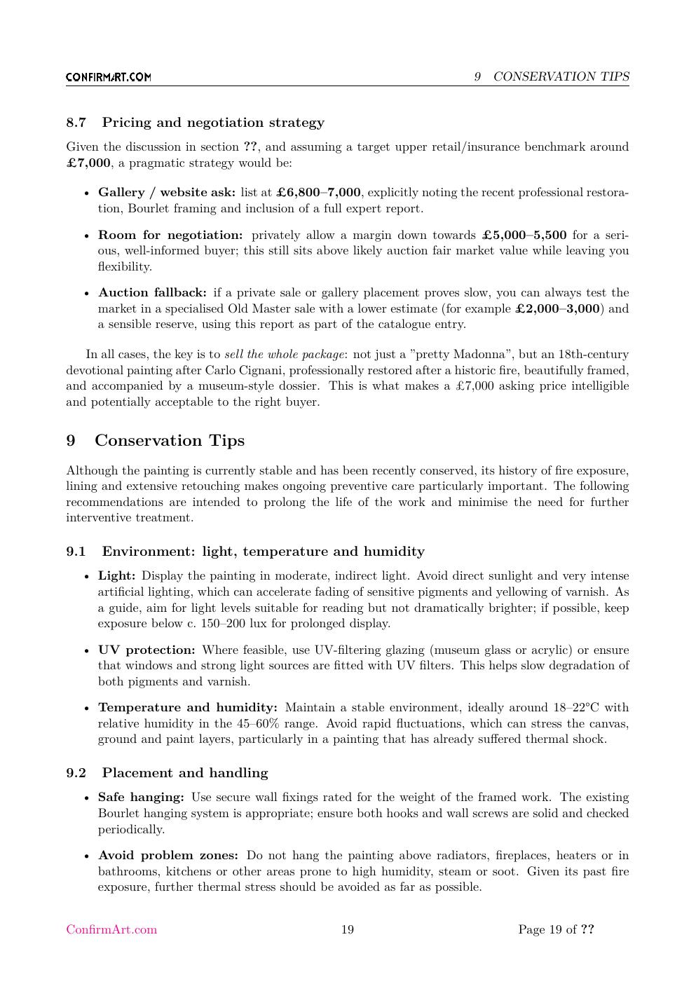Virgin and Child with the Infant Saint John the Baptist report sample page 19