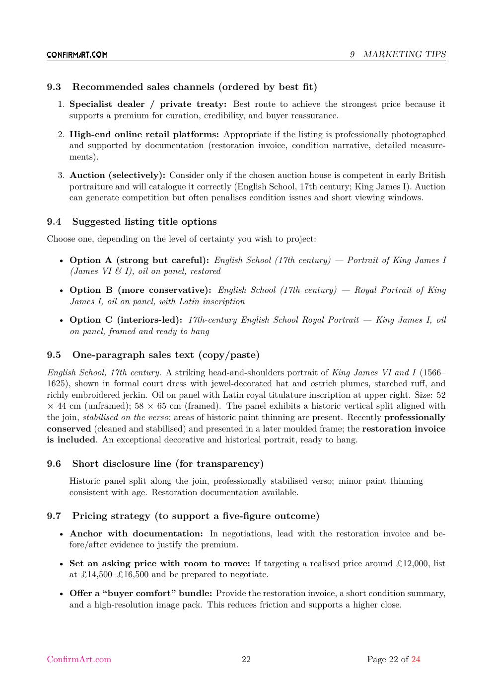 Mary Magdalene report sample page 22