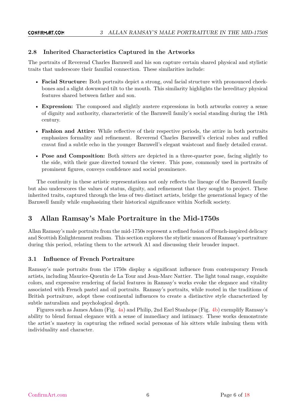 Portrait of Charles Barnwell report sample page 6