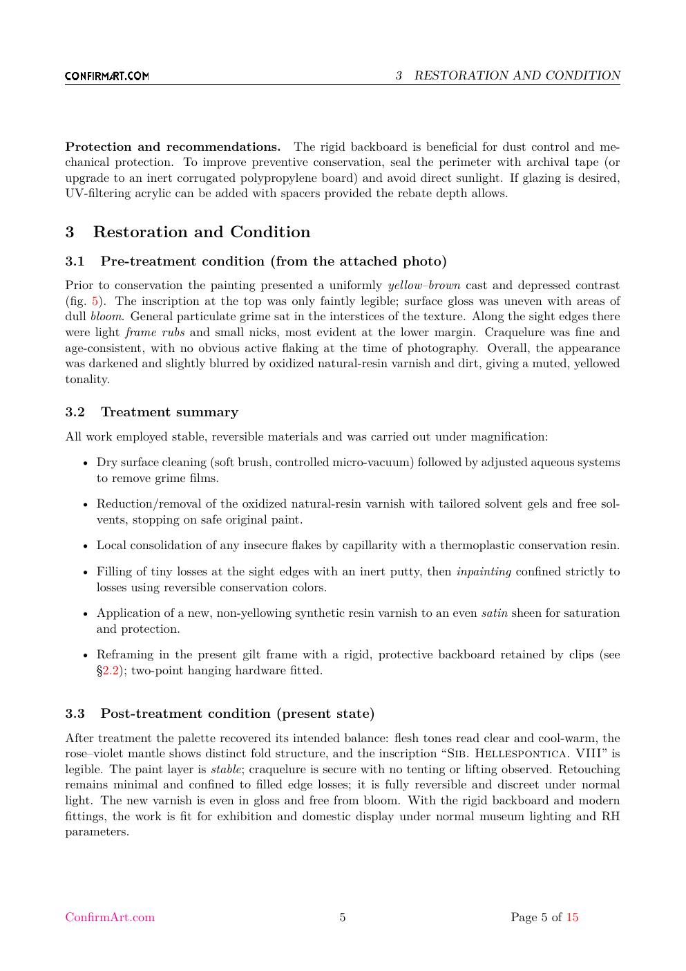 Sibila report sample page 5