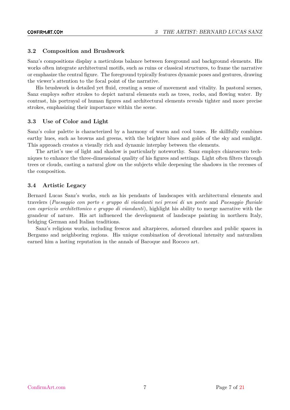 St Alexander report sample page 7
