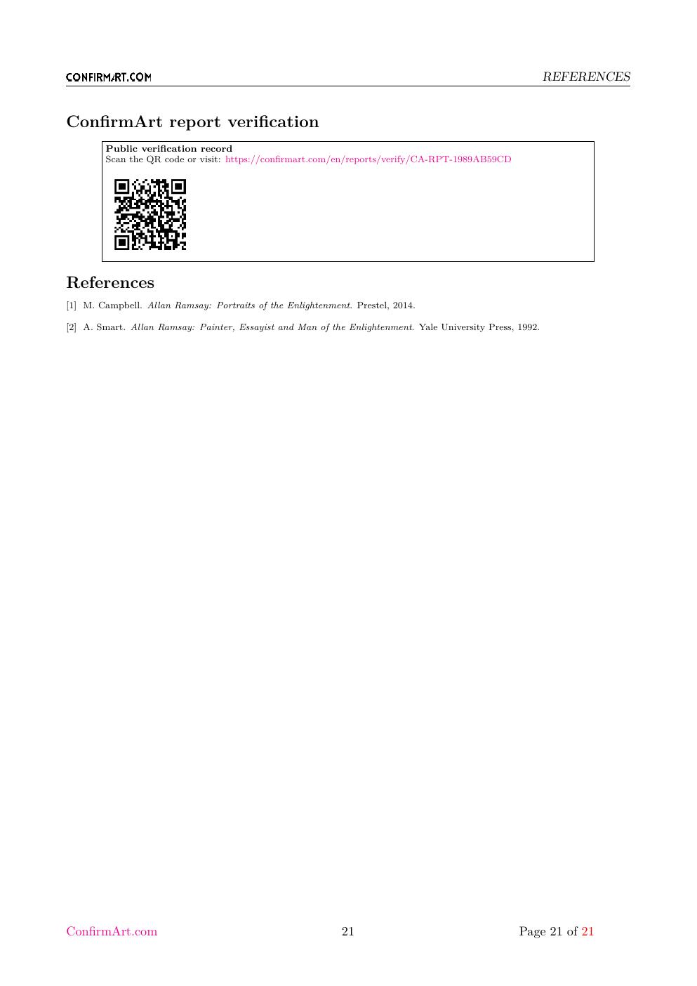 The oil on canvas, "The Stoning of St Stephen" report sample page 21