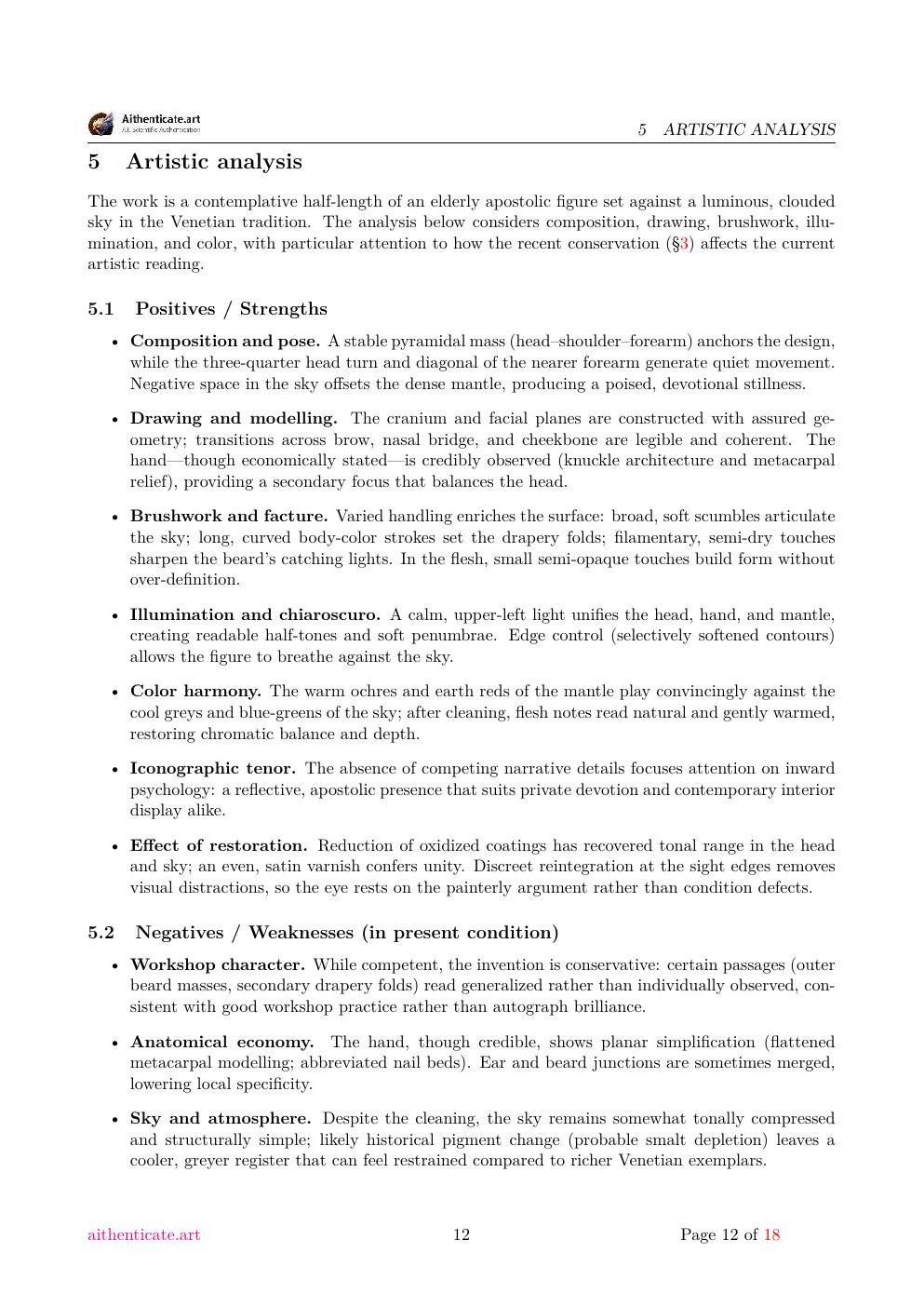 Saint Andrew report sample page 12