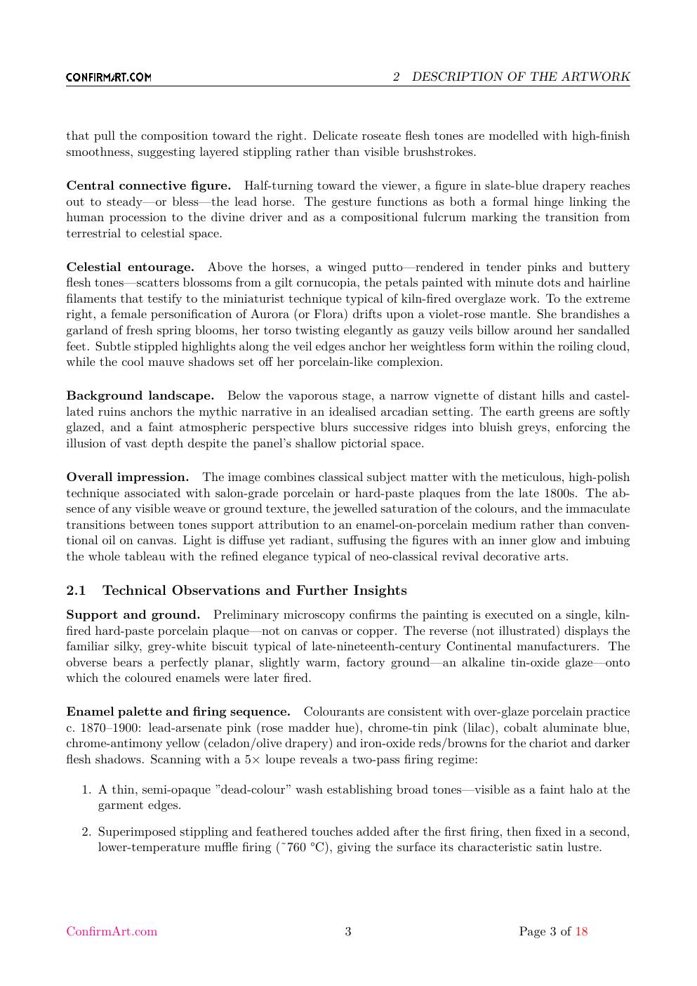 The Triumph of Apollo report sample page 3