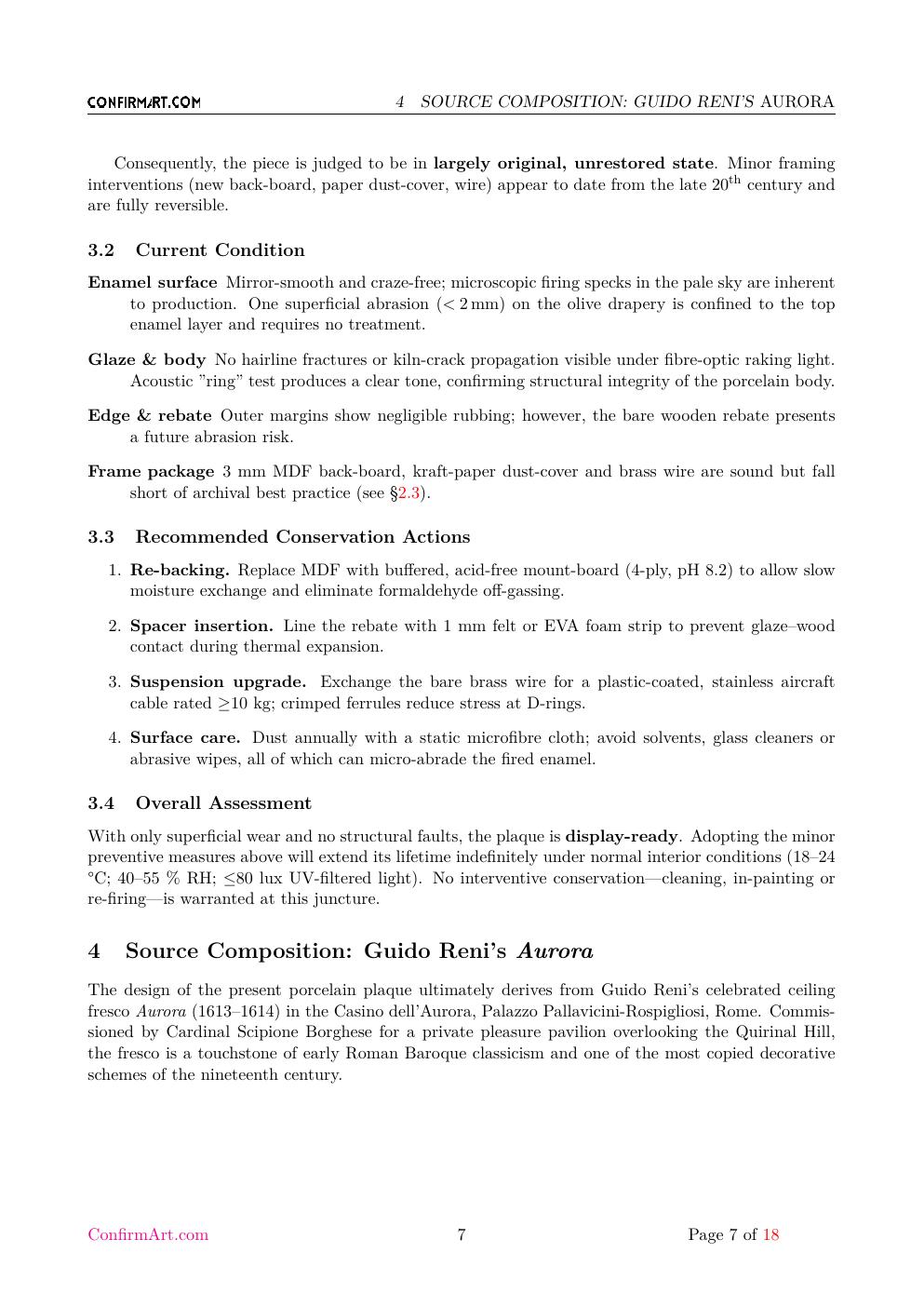 The Triumph of Apollo report sample page 7