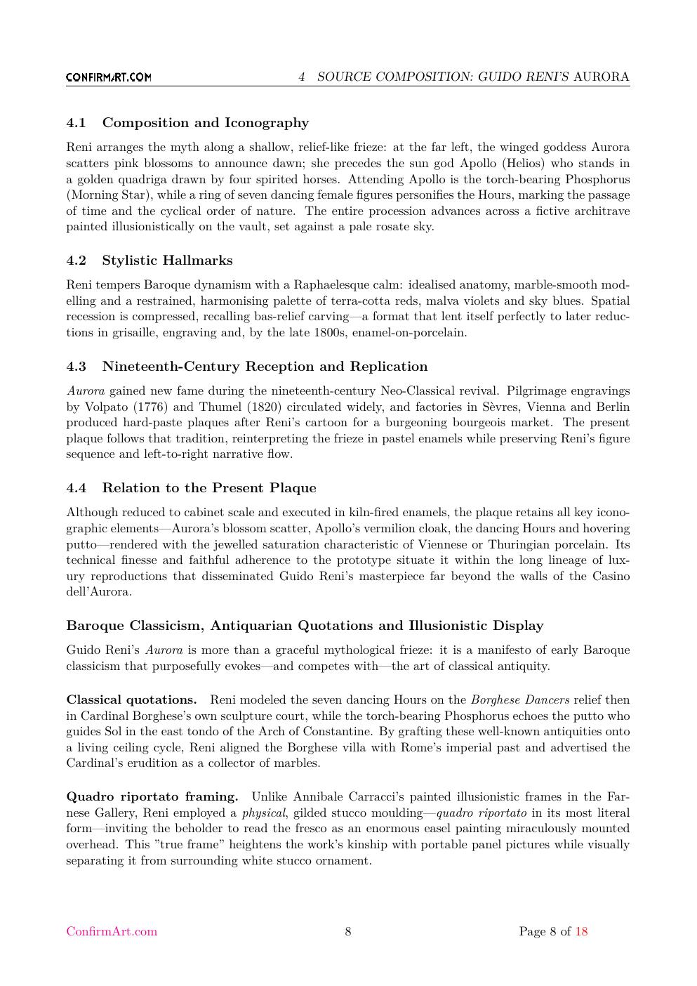 The Triumph of Apollo report sample page 8