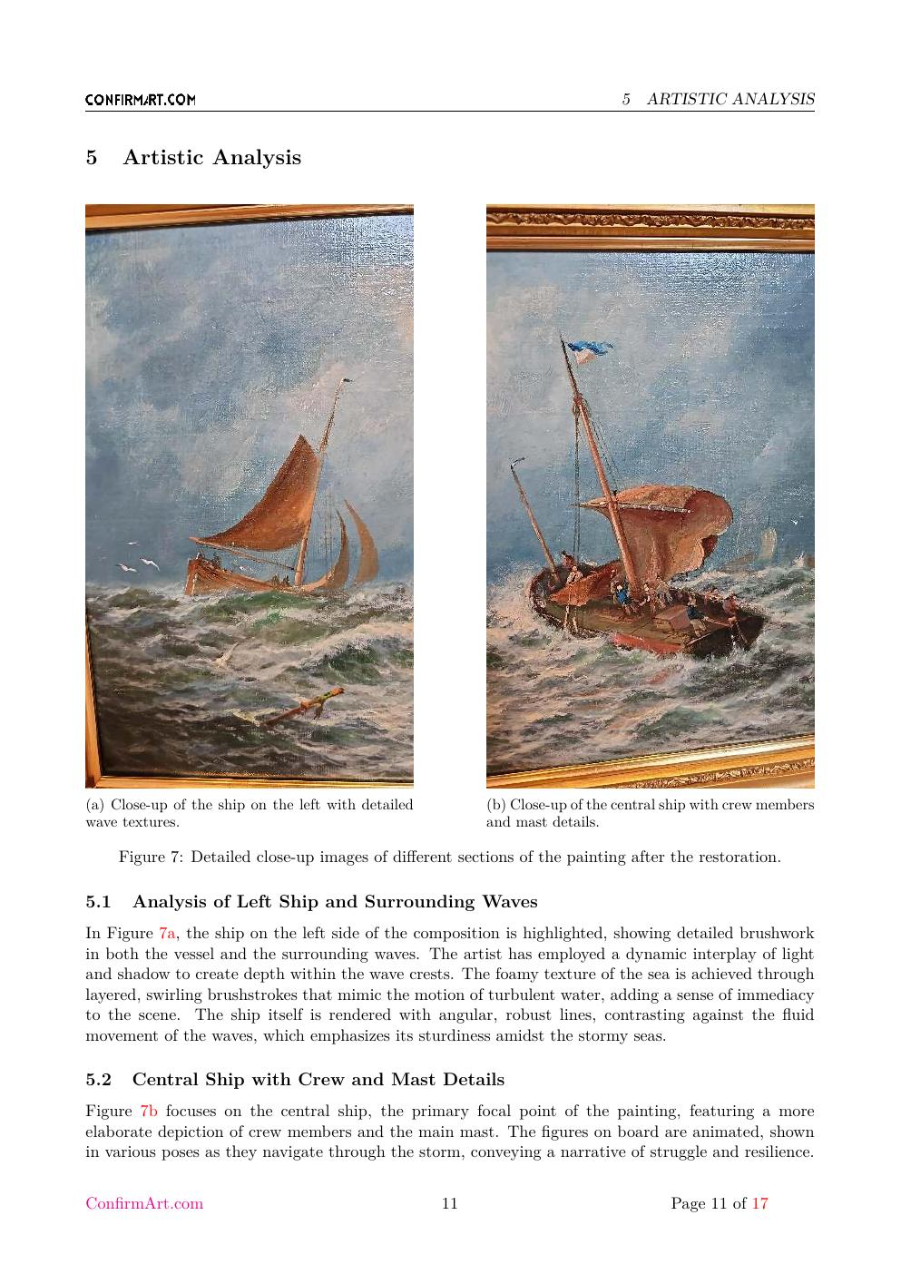 Victorian Sea report sample page 11