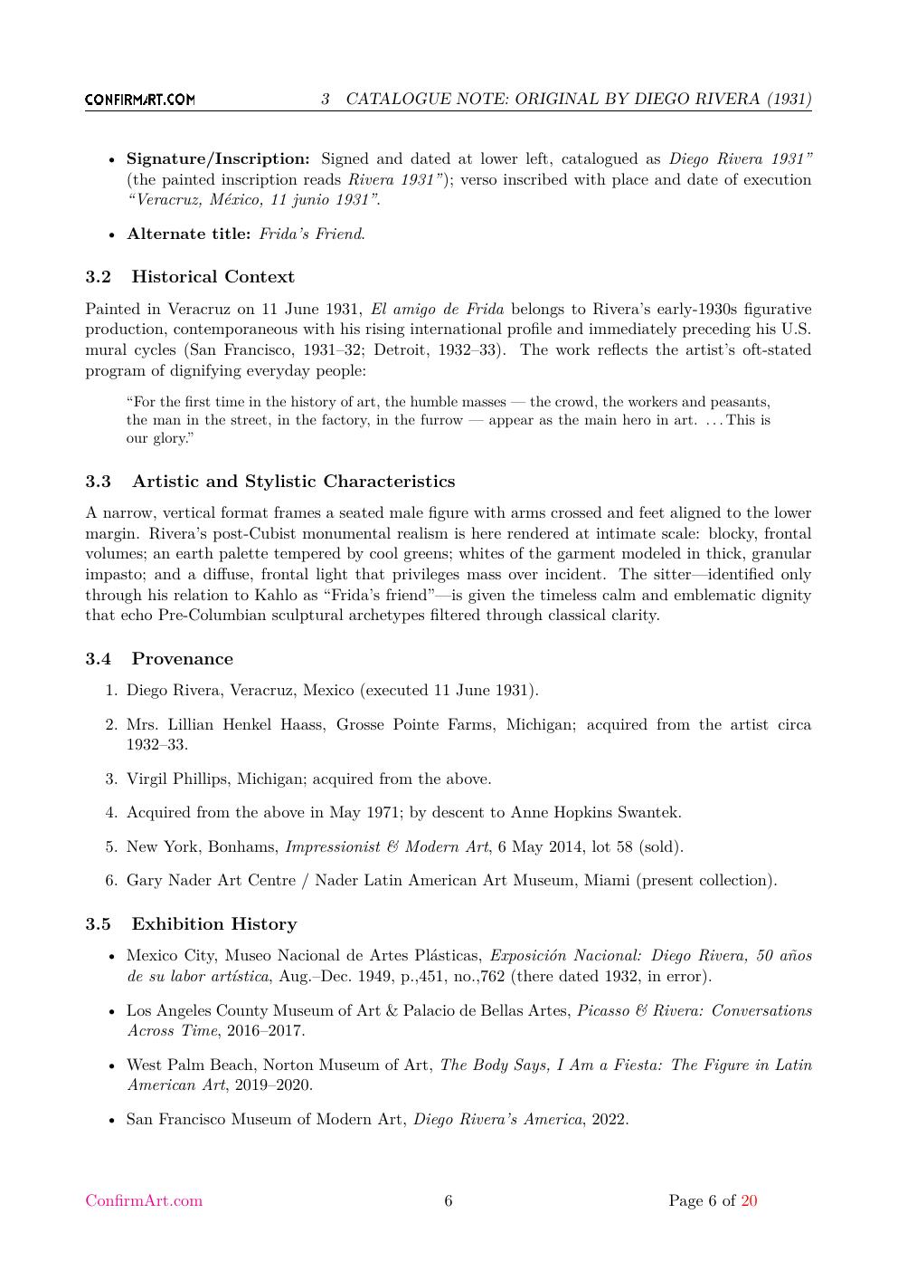 El amigo de Frida report sample page 6
