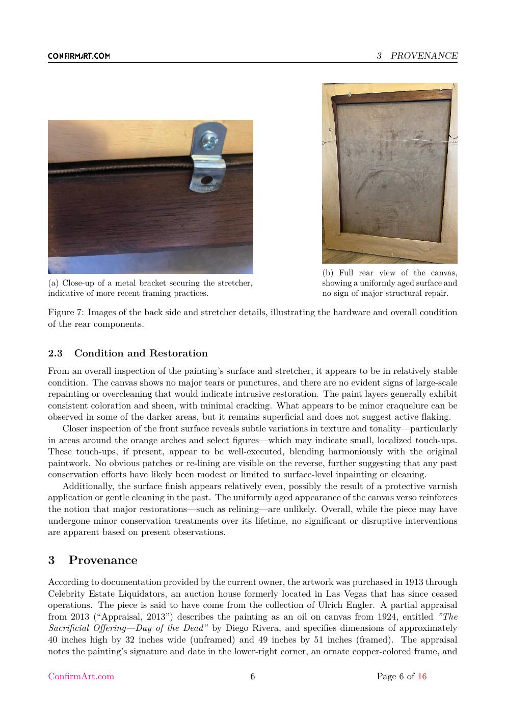 La Ofrenda study report sample page 6