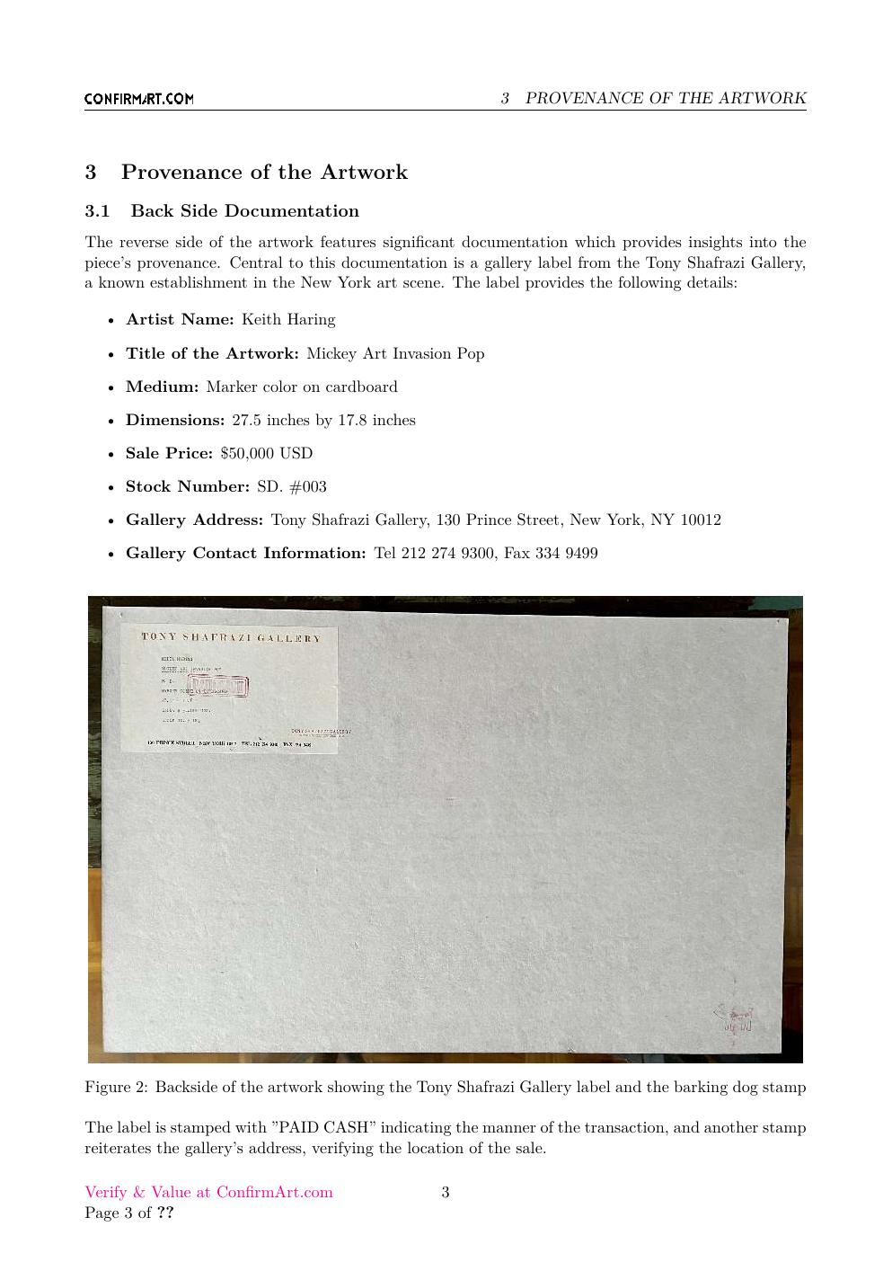 Mickey Alien Invasion Pop report sample page 3