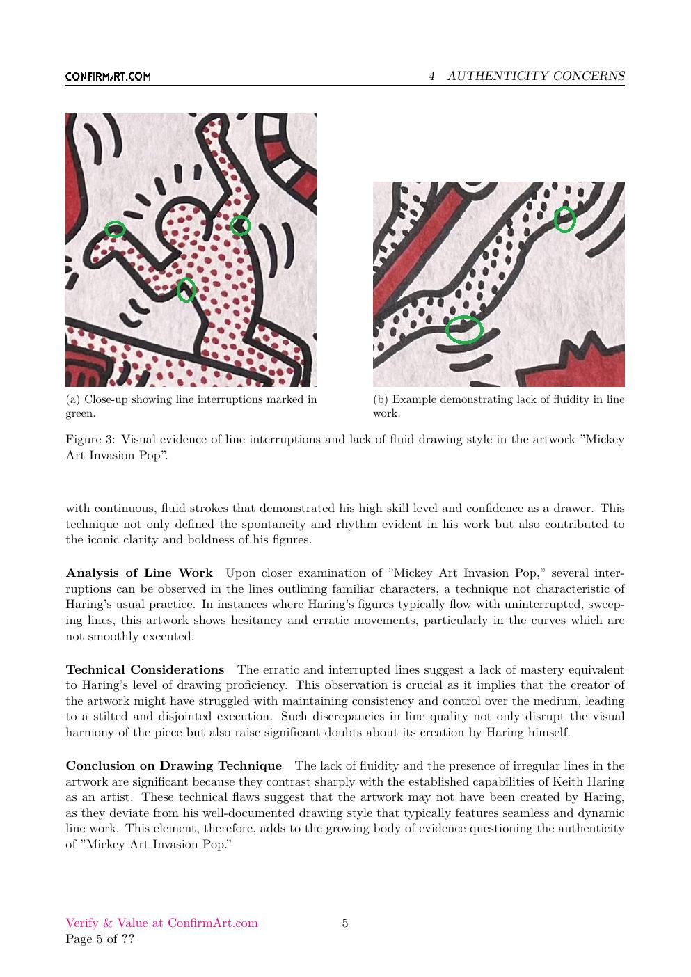 Mickey Alien Invasion Pop report sample page 5