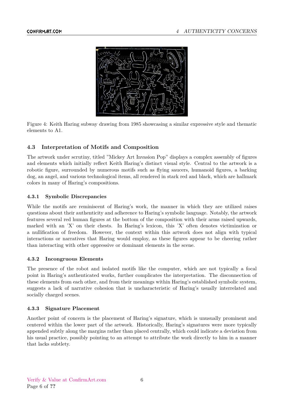 Mickey Alien Invasion Pop report sample page 6