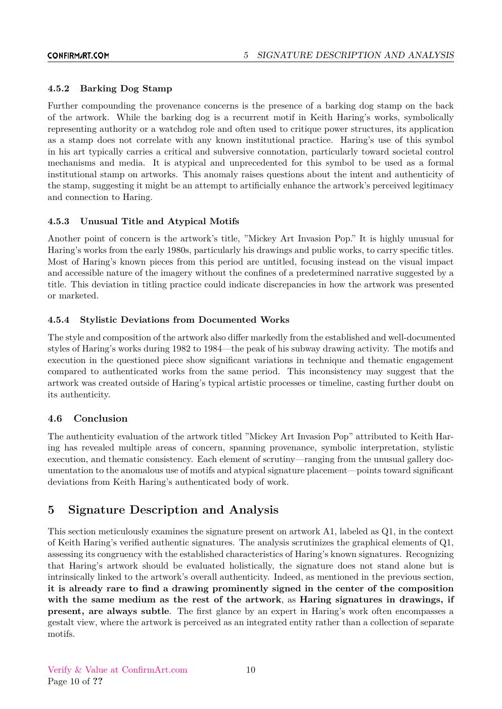 Mickey Alien Invasion Pop report sample page 10