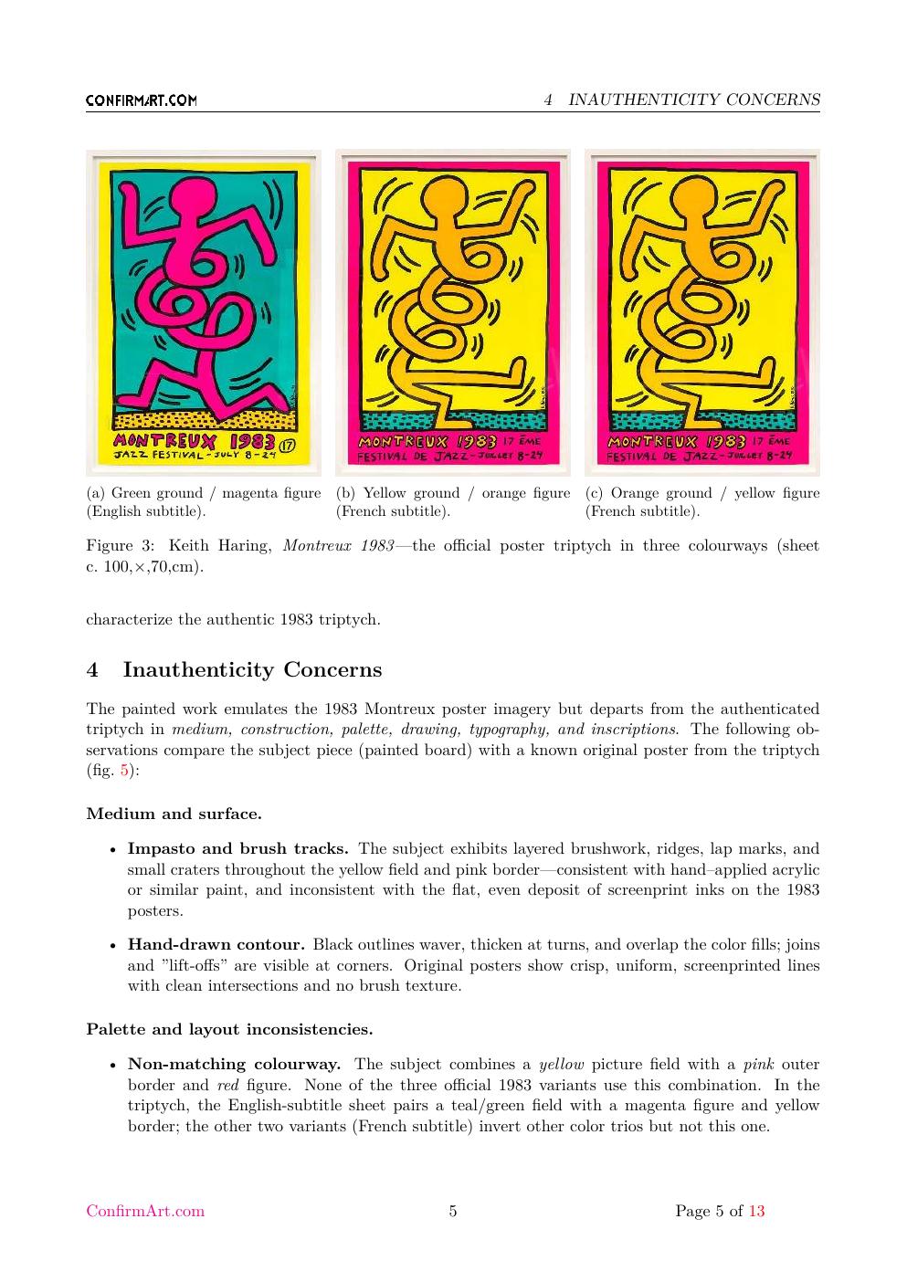 Montreux Jazz Festival poster report sample page 5