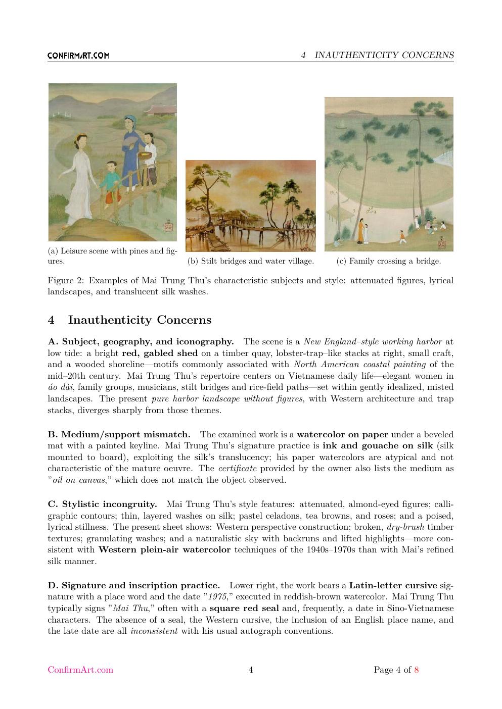 Mai Trung Thu watercolor study report sample page 4