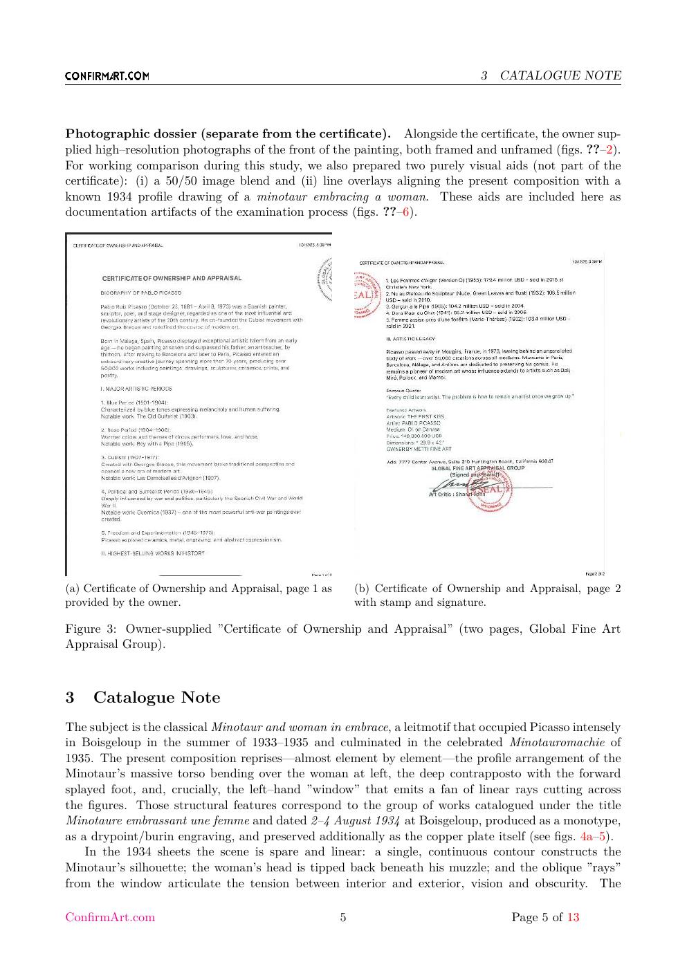 The First Kiss report sample page 5