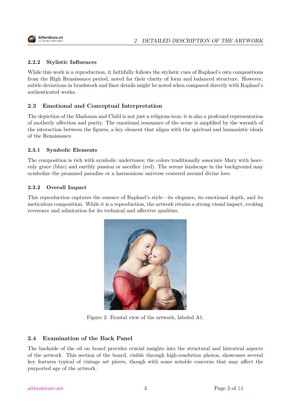 Tempi report sample page 3