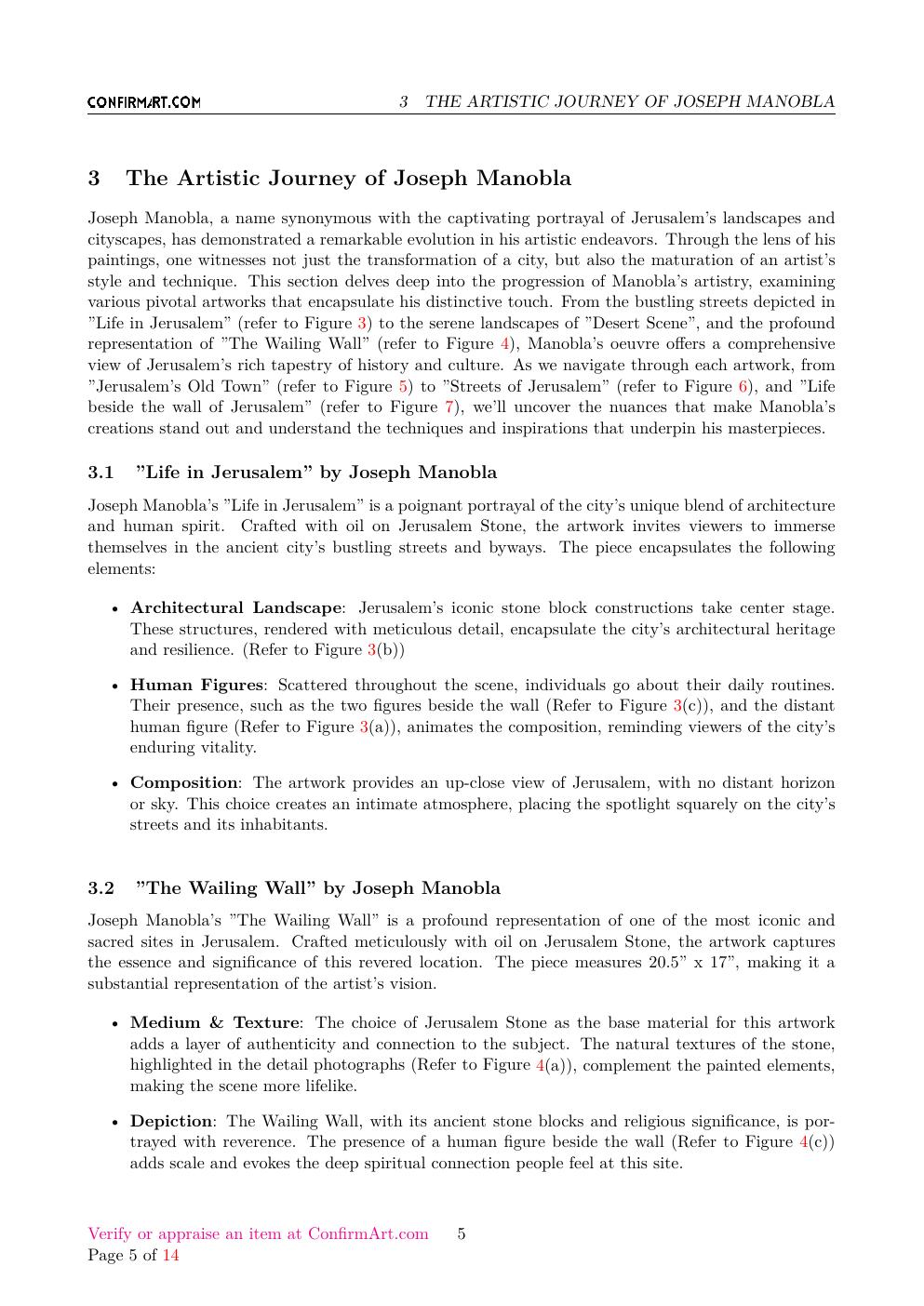 Desert Scene report sample page 5
