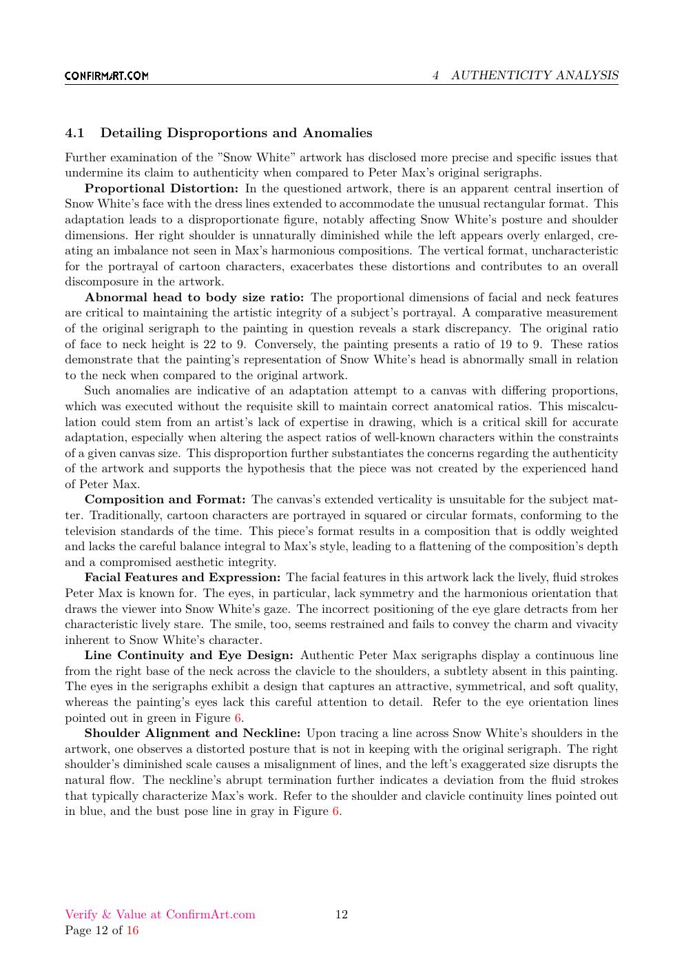 Snow White report sample page 12