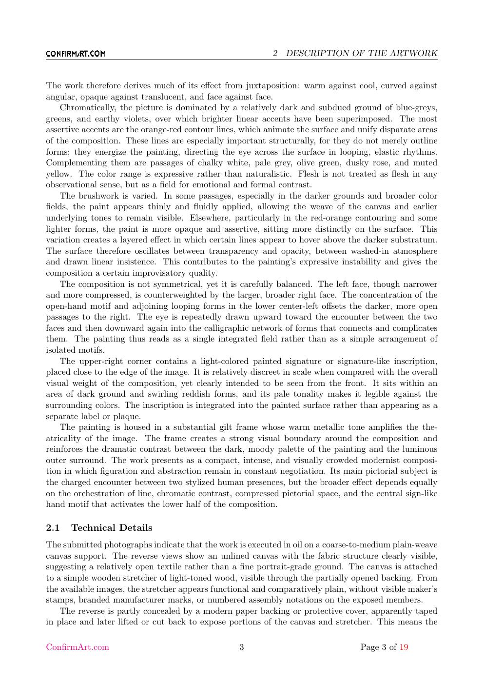 Dual Reflection report sample page 3