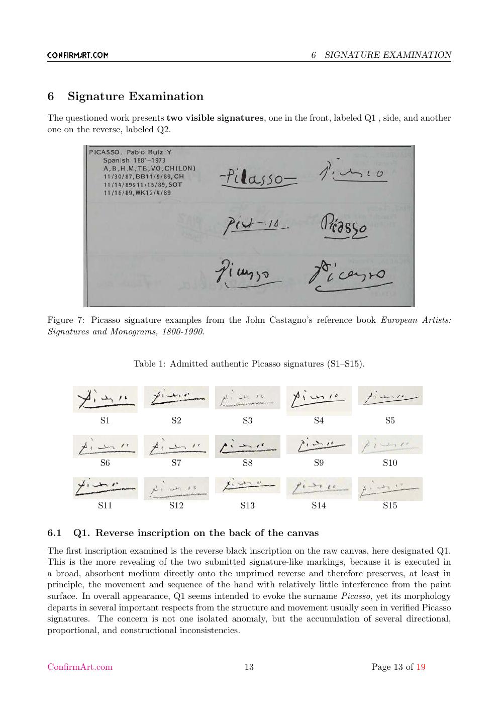 Dual Reflection report sample page 13