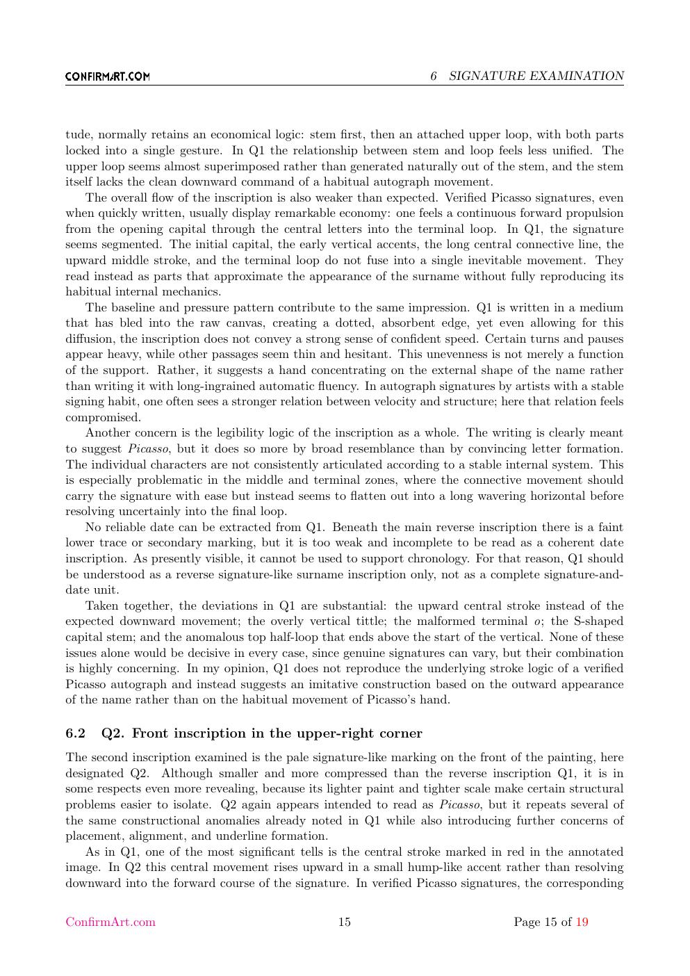 Dual Reflection report sample page 15