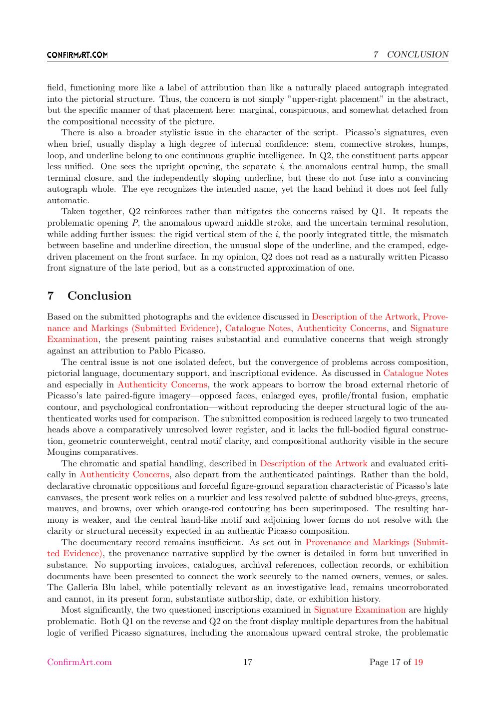 Dual Reflection report sample page 17