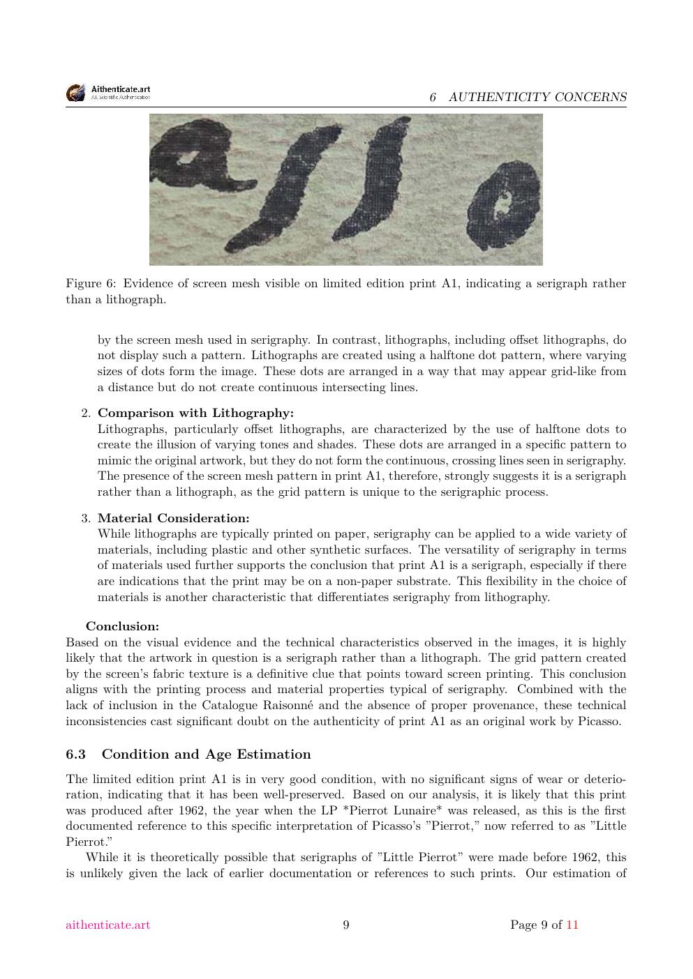 Little Pierrot report sample page 9