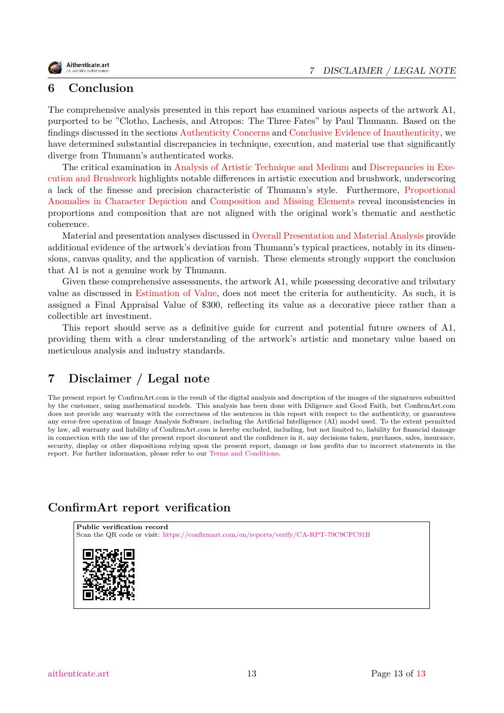 The Three Fates report sample page 13