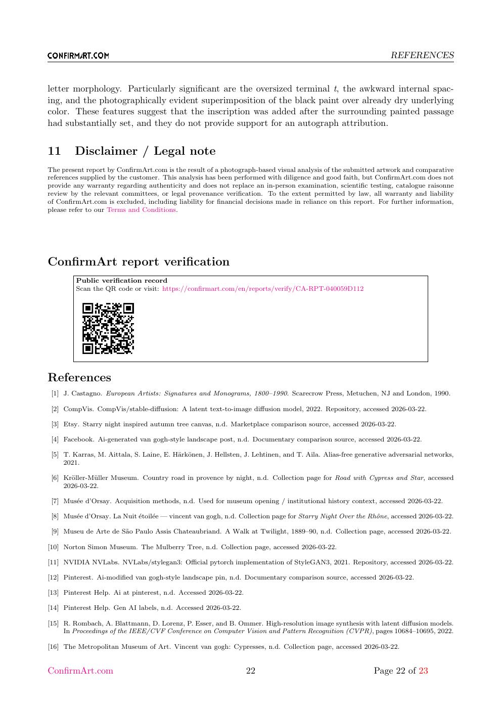 Sans titre report sample page 22