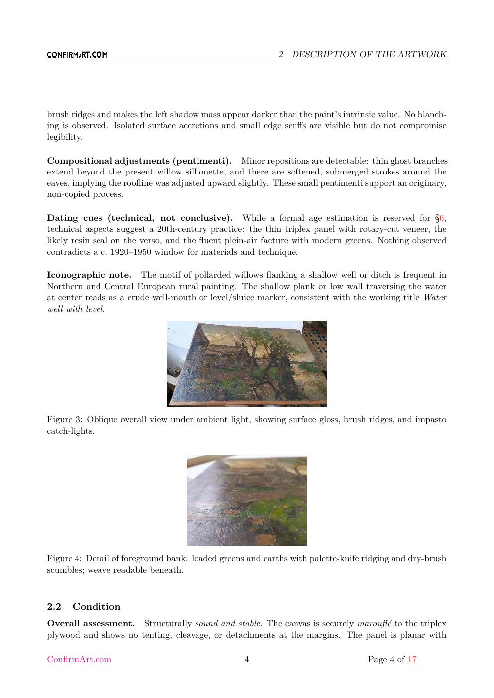 Water well painting study report sample page 4