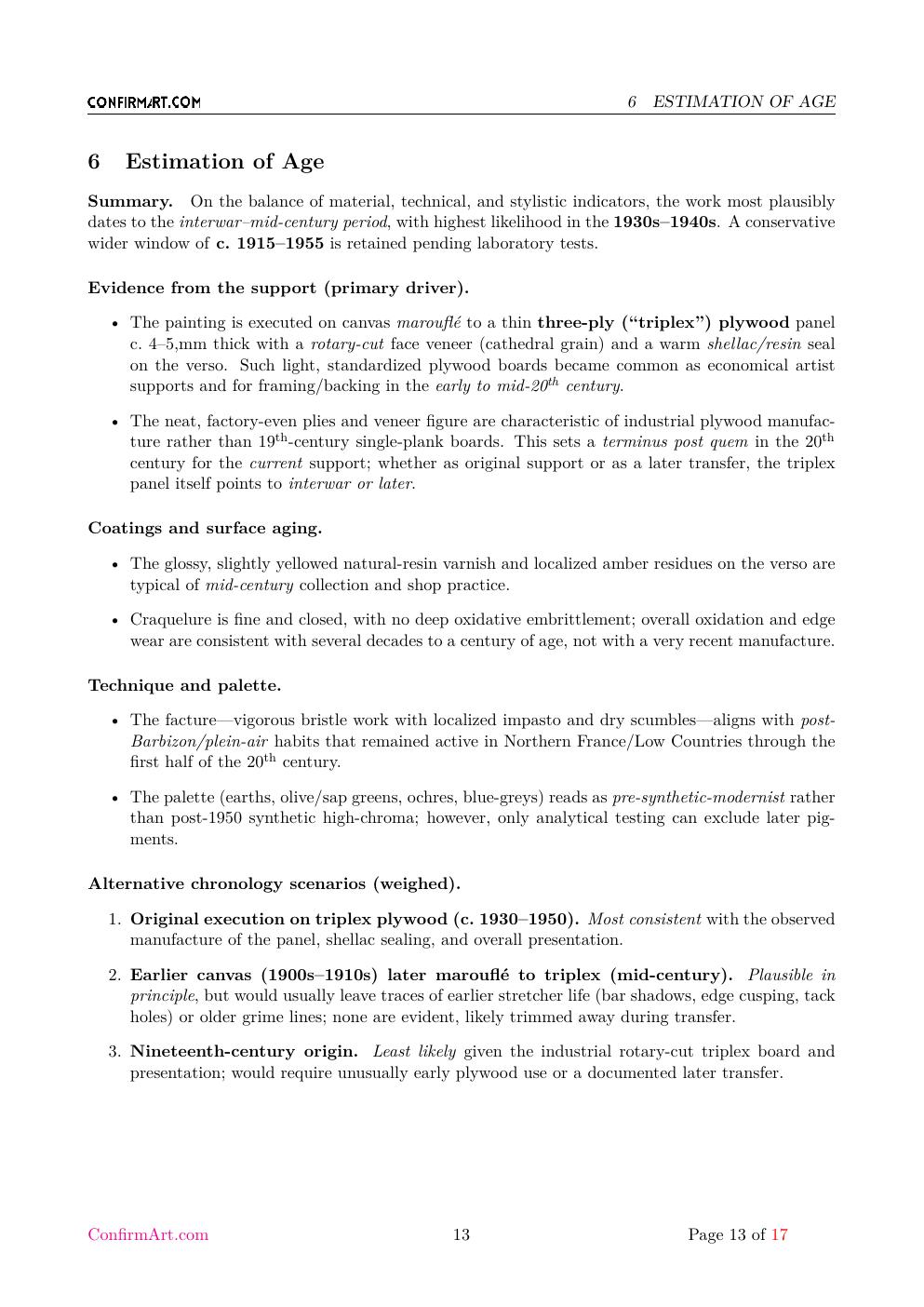Water well painting study report sample page 13
