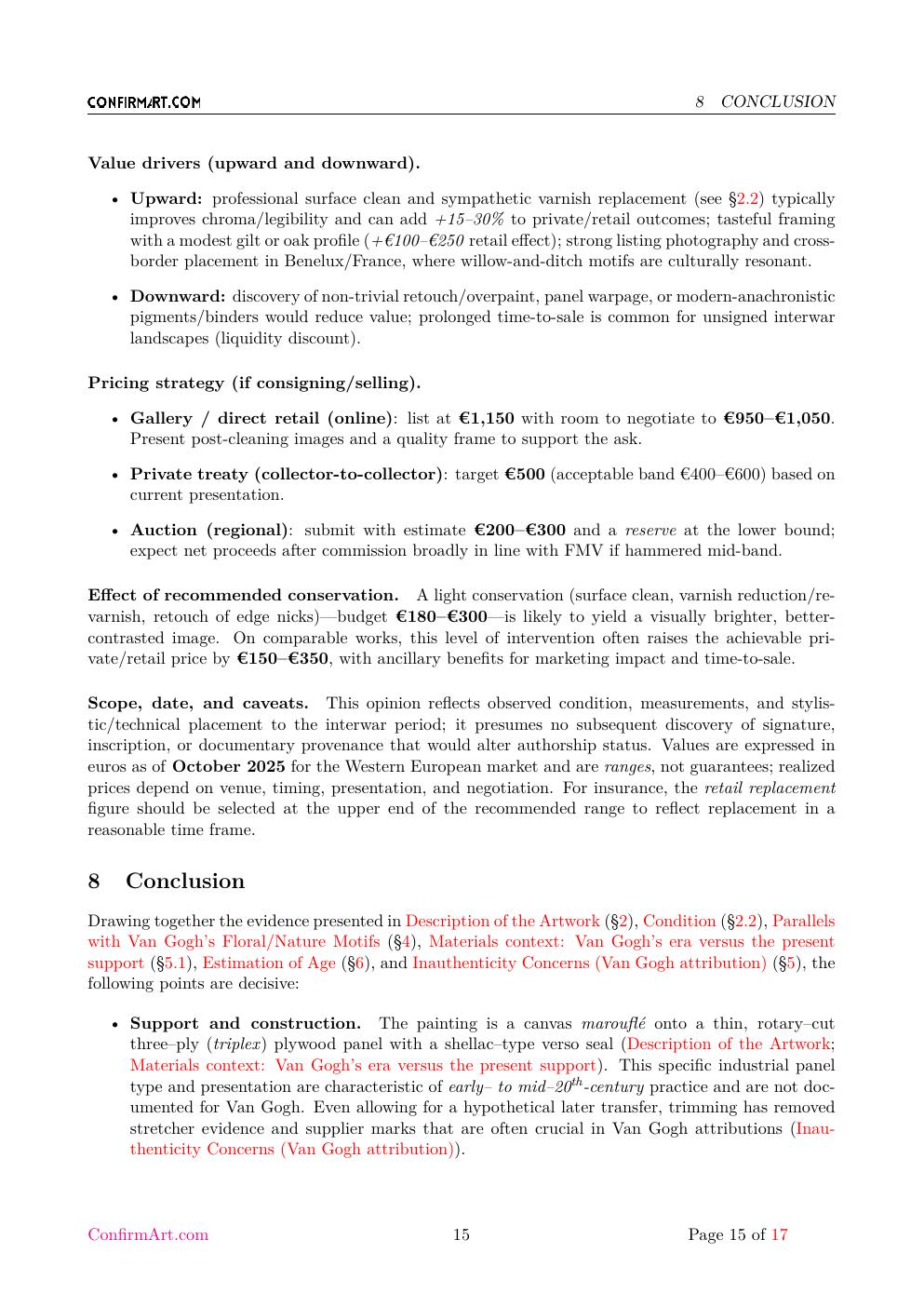 Water well painting study report sample page 15
