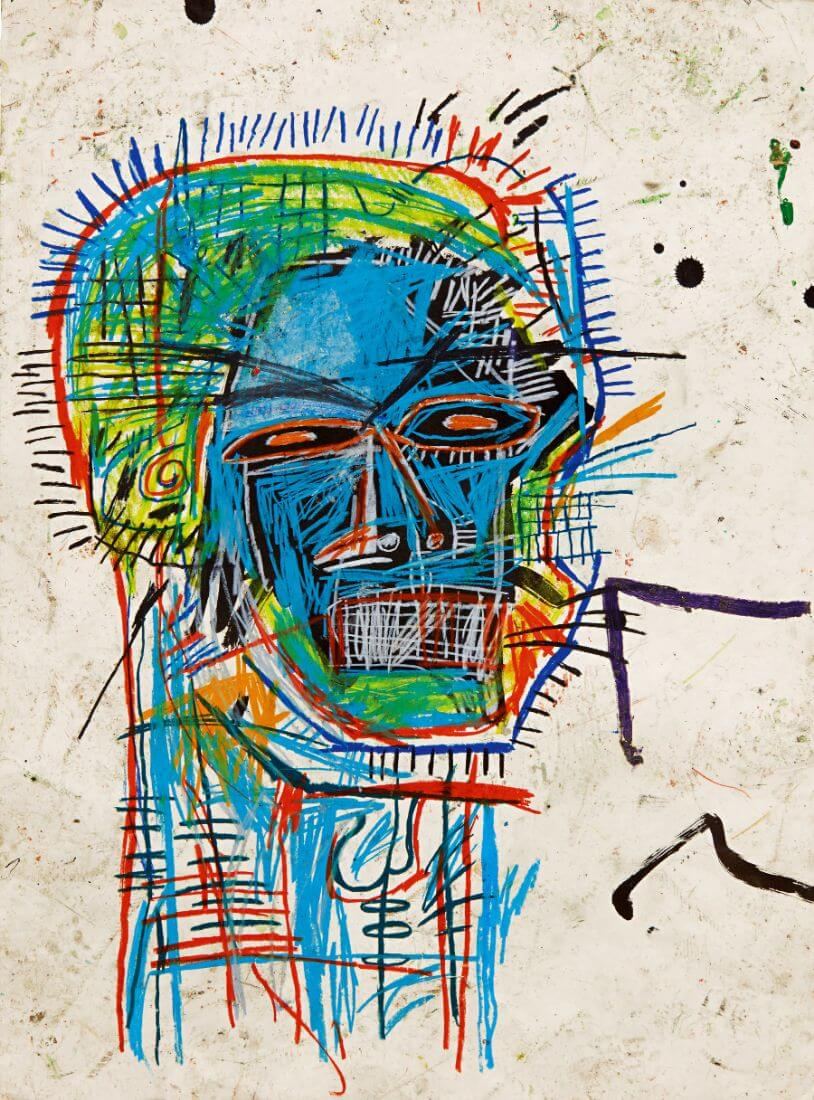 Untitled Basquiat study: Analysis of Authentic Basquiat Heads