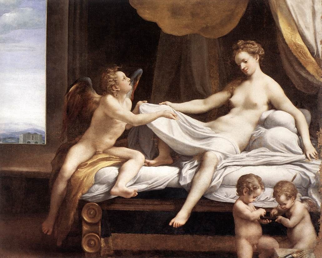 d'après Correggio: Description of the Artwork
