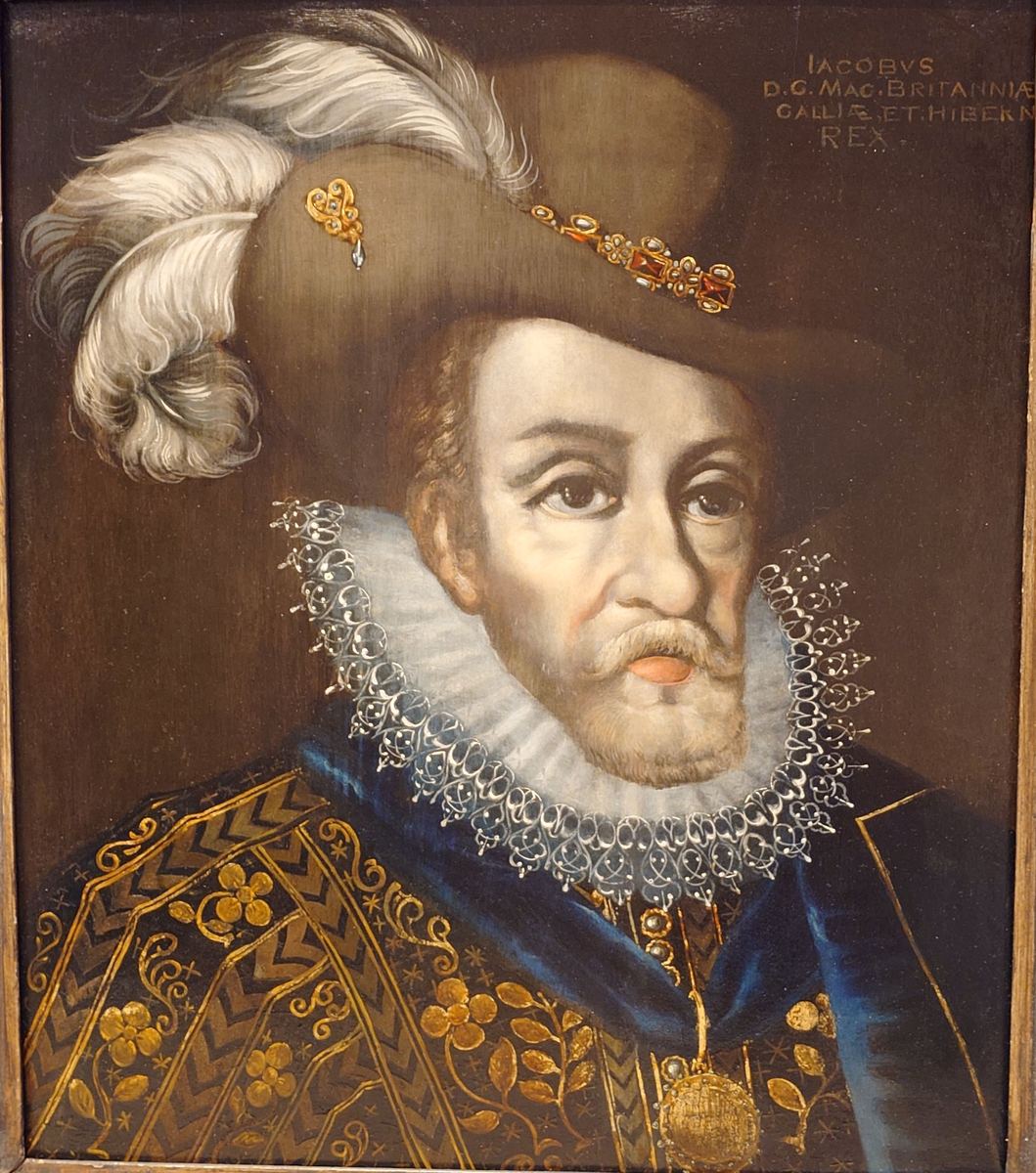 Portrait associated with King James: Description of the Artwork
