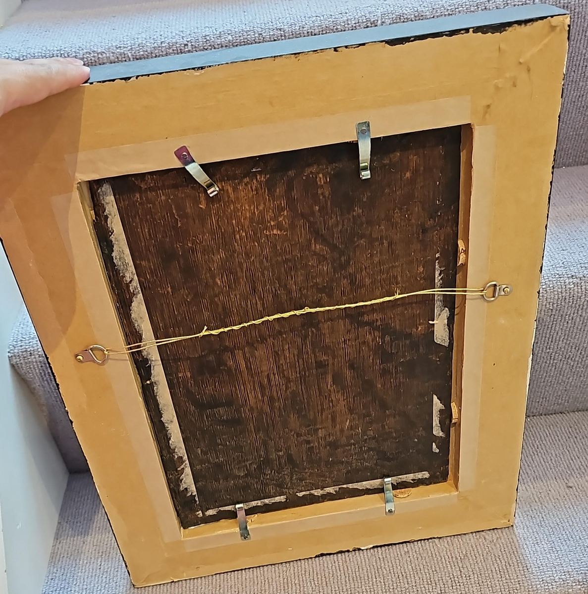 Madonna and Child: Examination of the Back Side of the Artwork