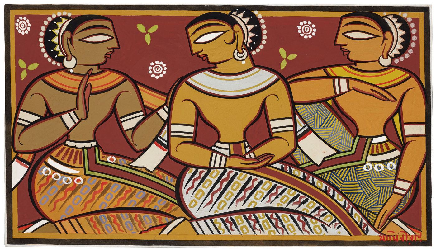 Three Seated Women: Catalogue Note