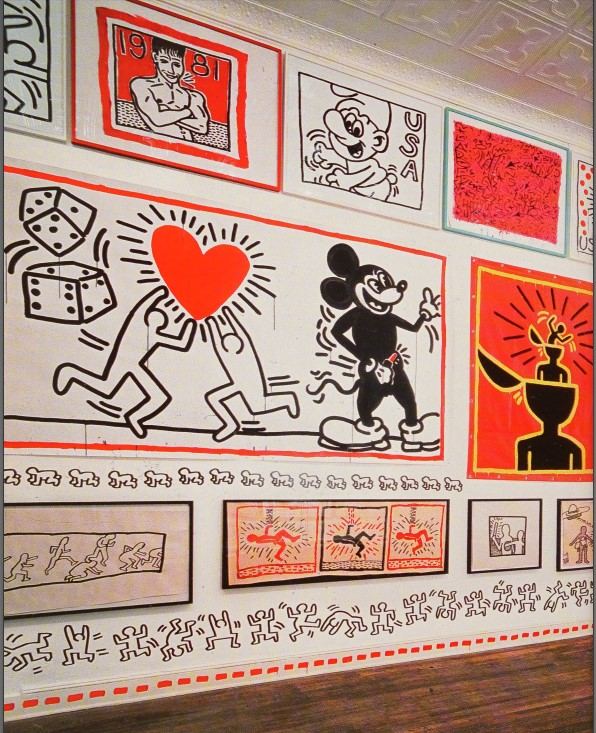 Keith Haring signature study: The Radiant Heart Motif