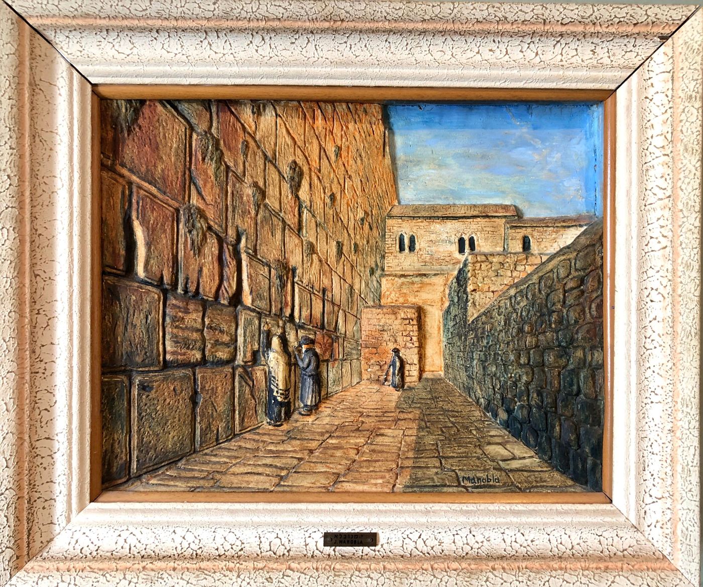 Desert Scene: "Life in Jerusalem" by Joseph Manobla