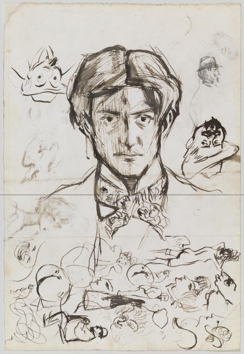 Picasso composition study: Analysis of self-portraits dating 1900