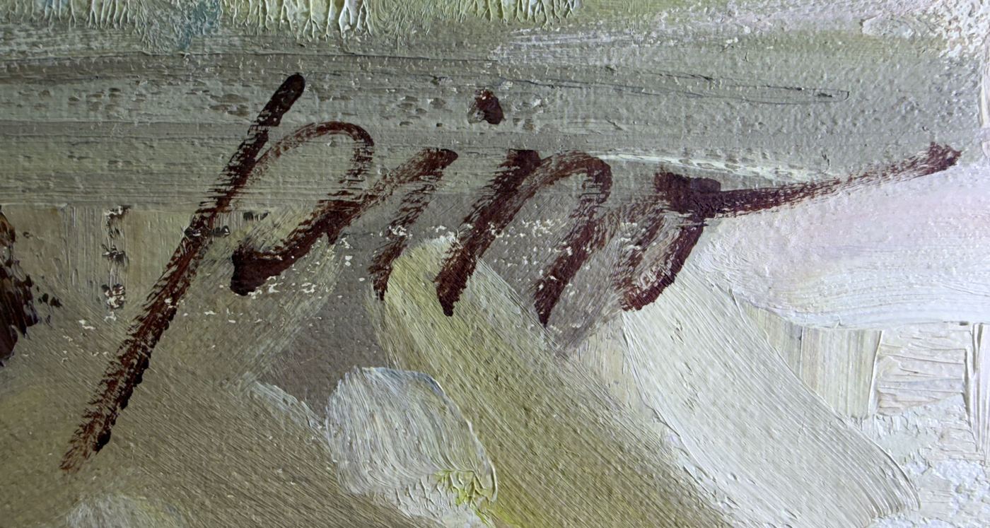 Pino Daeni painting study: Signature Analysis