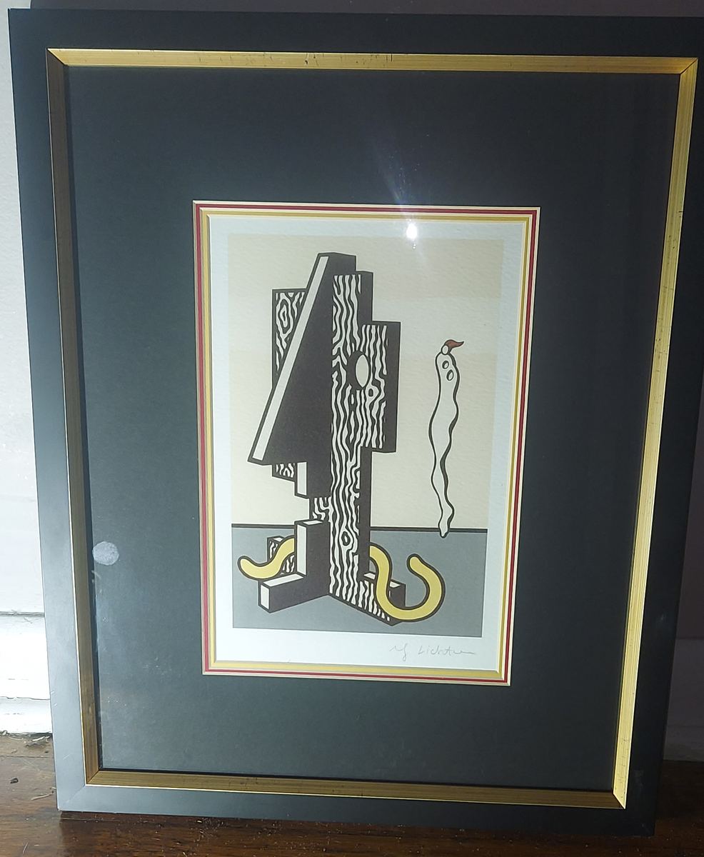 Roy Lichtenstein signature study: Description of the Artwork
