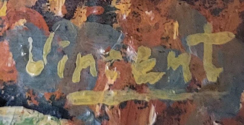 Vincent signature painting: Anomalies in Signature