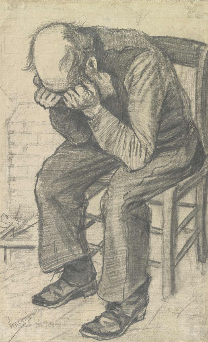 Van Gogh drawing study: Catalogue Notes