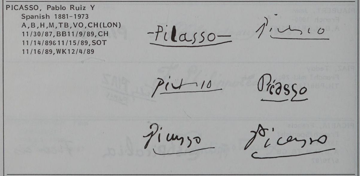 The First Kiss: Signature Inconsistencies