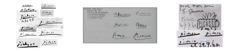 Couleurs des Maîtres -- Picasso: Signature and Date-Line Anomalies